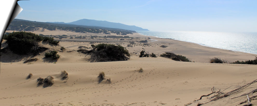 Piscinas - vista dalla dune